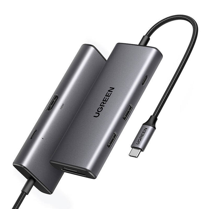 EAN 6941876215317 - Ugreen 15531 hub de interfaz USB Tipo C 1000 Mbit/s Gris imagen 2