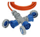 EAN 4007123697281 - Brennenstuhl 1167670205 base múltiple 5 m 3 salidas AC Exterior Naranja, Azul, Gris imagen 3