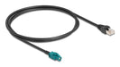 EAN 4043619906970 - DeLOCK 90697 cable coaxial 1 m HSD Z RJ-45 Negro, Azul imagen 1
