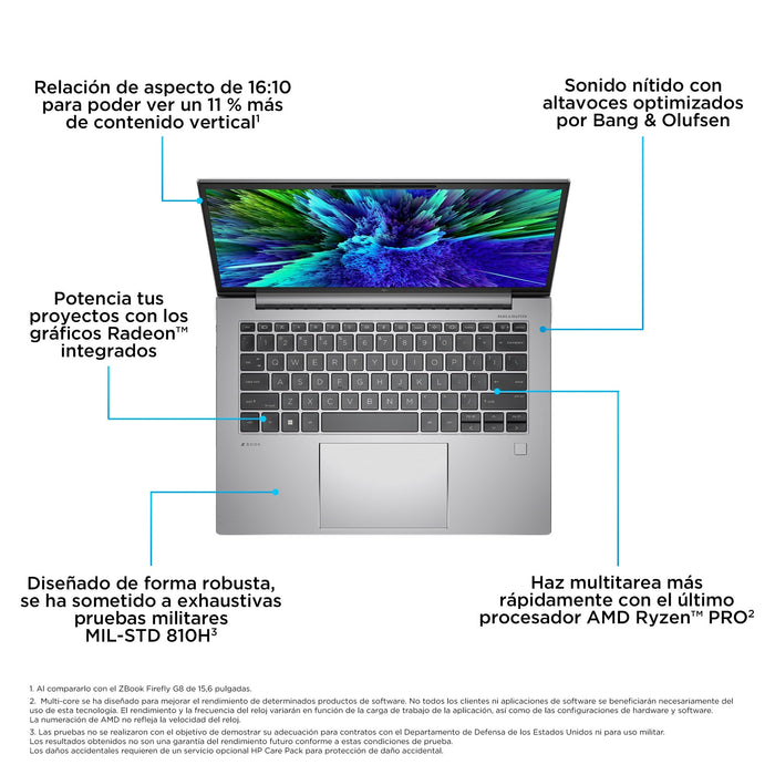 EAN 0197497822953 - HP ZBook Firefly G10 А AMD Ryzen™ 7 PRO 7840HS Estación de trabajo móvil 35,6 cm (14") WUXGA 16 GB DDR5-S imagen 3
