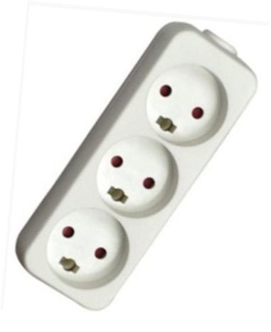 EAN 5700460800350 - Mercodan 980215 base múltiple 1,5 m 3 salidas AC Blanco imagen 1