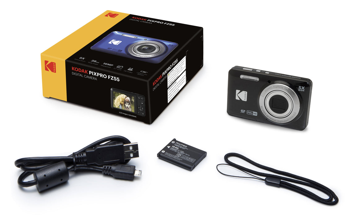 EAN 0819900014068 - Kodak PIXPRO FZ55 1/2.3" Cámara compacta 16 MP CMOS 4608 x 3456 Pixeles Negro imagen 5