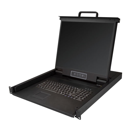 EAN 0065030872492 - StarTech.com RKCONS1901 consola de rack 48,3 cm (19") 1280 x 1024 Pixeles Acero Negro imagen 1