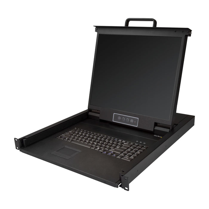 EAN 0065030872492 - StarTech.com RKCONS1901 consola de rack 48,3 cm (19") 1280 x 1024 Pixeles Acero Negro imagen 1