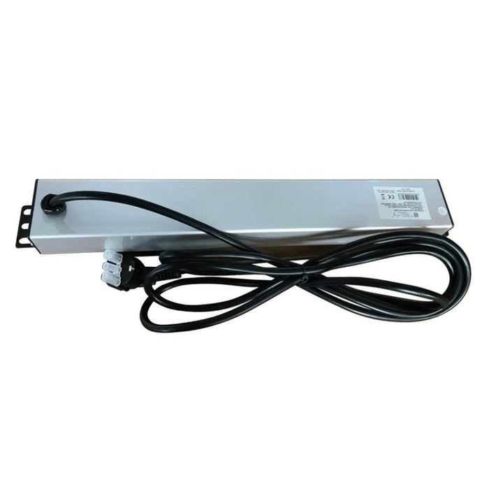 EAN 8054529023233 - Techly I-CASE STRIP-16SH unidad de distribución de energía (PDU) 6 salidas AC 1.5U Negro, Plata imagen 5