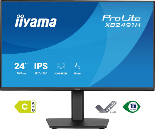 EAN 4948570127849 - iiyama ProLite XB2491H-B1 pantalla para PC 60,5 cm (23.8") 1920 x 1080 Pixeles Full HD LCD Negro imagen 2