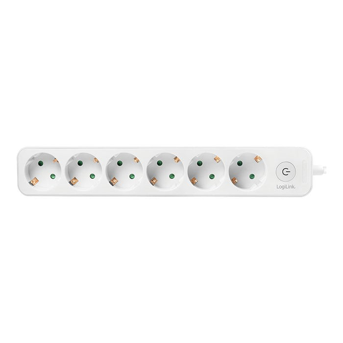 EAN 4052792057799 - LogiLink LPS247 base múltiple 1,5 m 6 salidas AC Interior Blanco imagen 2