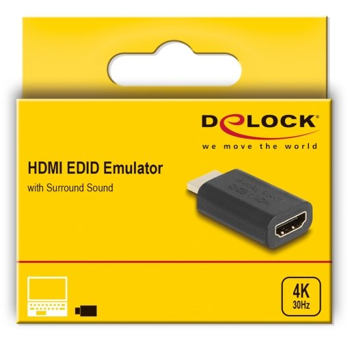 EAN 4043619643257 - DeLOCK 64325 cambiador de género para cable HDMI Negro imagen 2