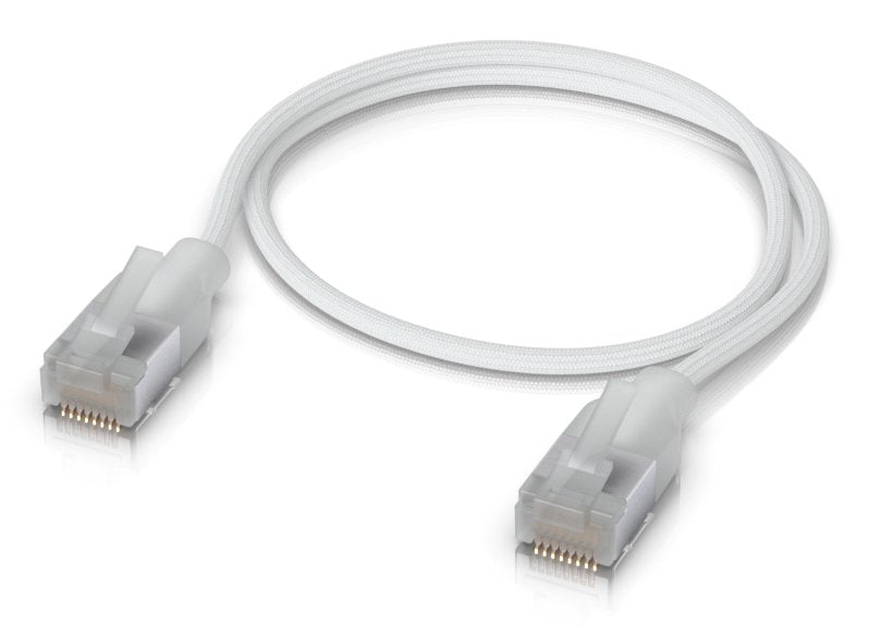 EAN 0810084697269 - Ubiquiti UACC-Cable-Patch-EL-C6A-0.3M-W cable de red Translúcido, Blanco 0,3 m Cat6a imagen 2