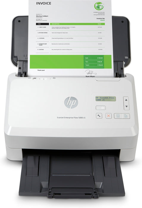 EAN 0193905029969 - HP ScanJet Enterprise Flow 5000 s5 Escáner alimentado con hojas 600 x 600 DPI A4 Blanco imagen 1