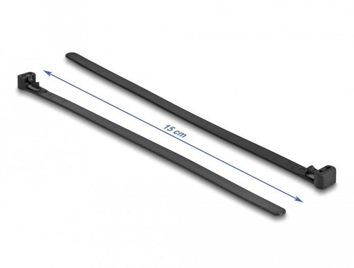 EAN 4043619187577 - DeLOCK 18757 presilla Bridas adherentes para cables Nylon 100 pieza(s) imagen 2