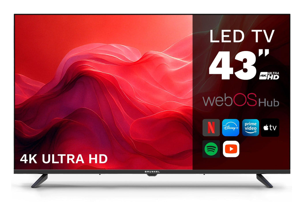 EAN 8426156018546 - Grunkel LED-4300PBW Televisor 109,2 cm (43") 4K Ultra HD Smart TV Wifi Negro imagen 1