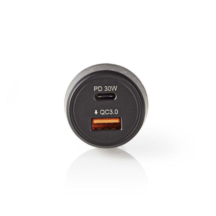 EAN 5412810293438 - Nedis CCPD30W100BK cargador de dispositivo móvil Smartphone Negro Encendedor de cigarrillos Carga rápida  imagen 1