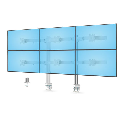 EAN 65030895323 - StarTech.com 6-MONITOR-ARM-A soporte para monitor 81,3 cm (32") Escritorio Blanco imagen 1