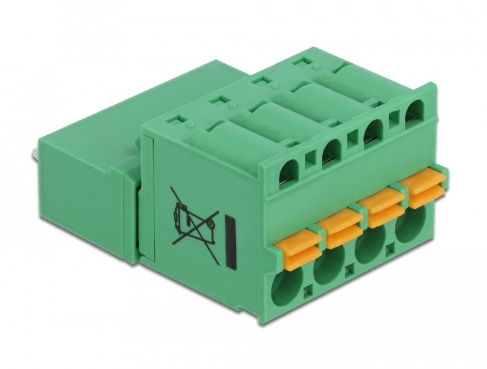 EAN 4043619665013 - DeLOCK 66501 bloque de terminales Verde imagen 3