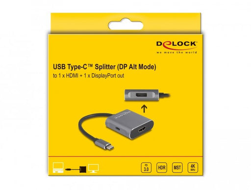 EAN 4043619878673 - DeLOCK 87867 divisor de video HDMI/DisplayPort 1x HDMI + 2x DisplayPort imagen 2