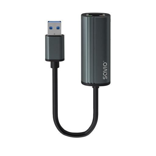 EAN 5901986047742 - Savio AK-55 Adapter USB-A 3.1 GEN 1 do RJ-45 Gigabit Ethernet USB 3.2 Gen 1 (3.1 Gen 1) Type-A 1000 Mbit/ imagen 1