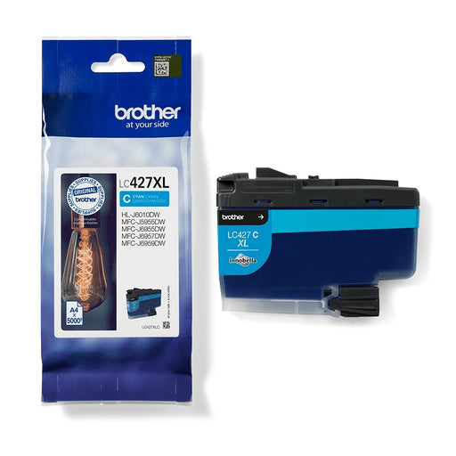 EAN 4977766815512 - Brother LC-427XLC cartucho de tinta 1 pieza(s) Original Alto rendimiento (XL) Cian imagen 1