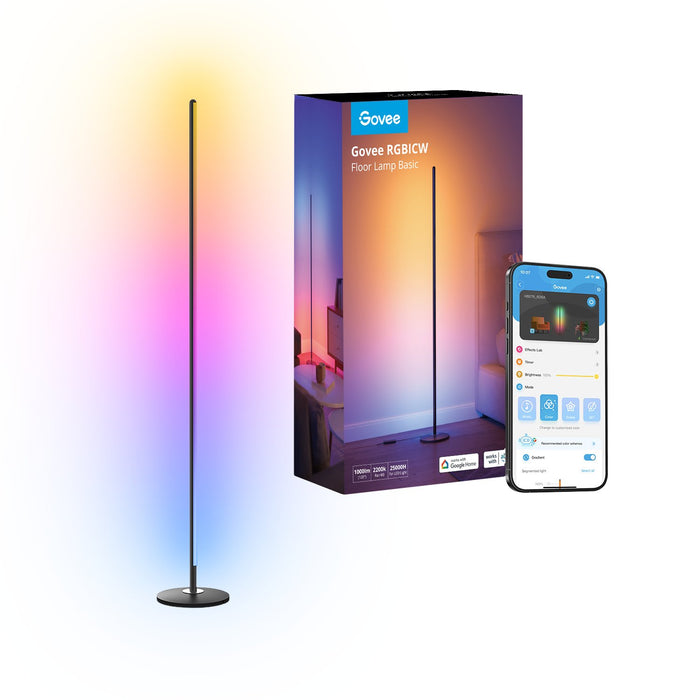 EAN 6974316991090 - Govee RGBICW Lámpara de pie inteligente Wi-Fi/Bluetooth imagen 1