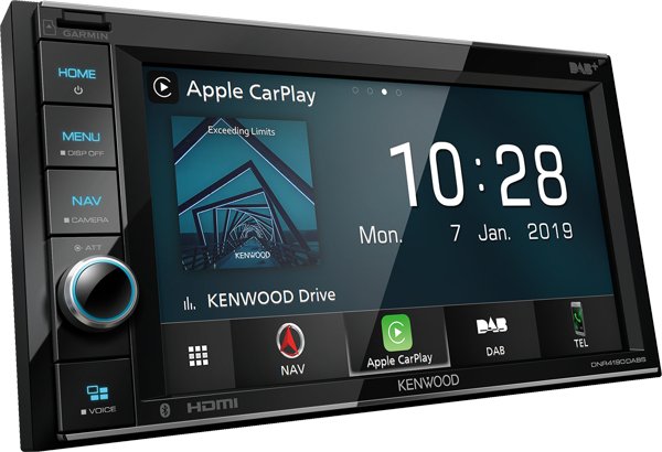EAN 19048226440 - Kenwood DNR4190DABS receptor multimedia para coche Negro 200 W Bluetooth imagen 3