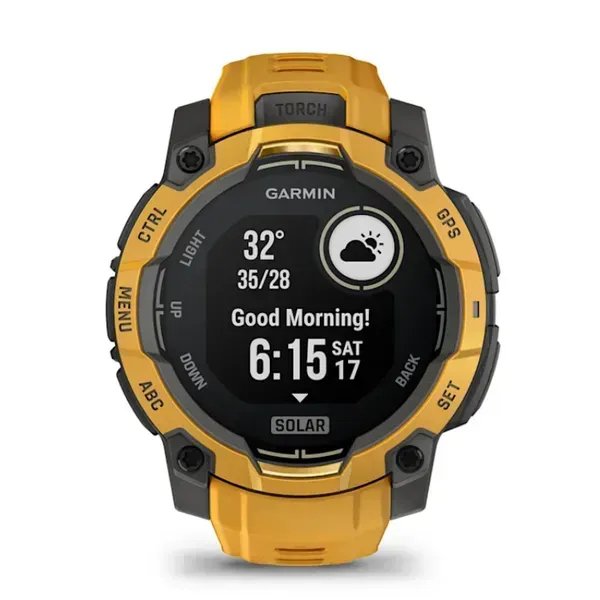 EAN 753759357085 - Garmin Instinct 3 3,05 cm (1.2") 45 mm Digital 176 x 176 Pixeles Pantalla táctil Amarillo, Gris Wifi GPS ( imagen 11