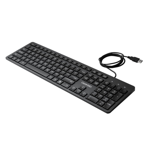 EAN 5704174593560 - eSTUFF GLB211202 teclado Oficina USB QWERTY Internacional de EE.UU. Negro imagen 2