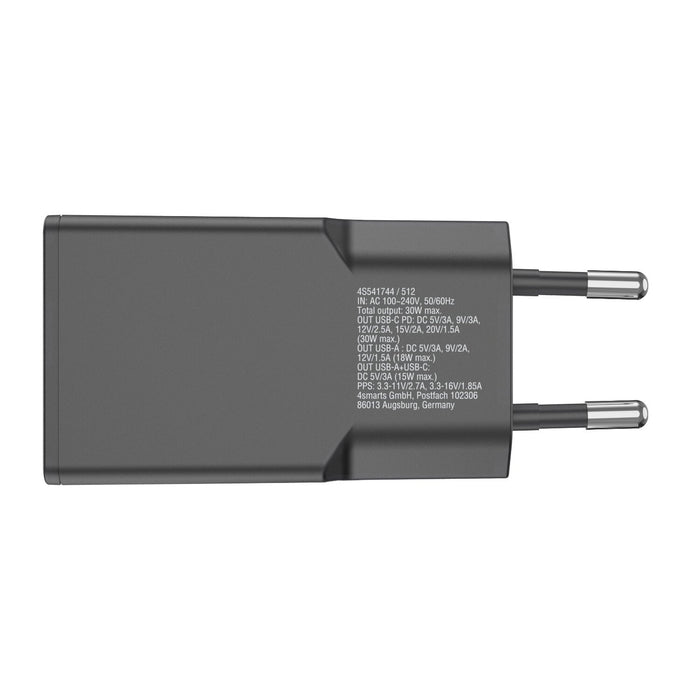 EAN 4252011913381 - 4smarts 541744 cargador de dispositivo móvil Universal Negro Corriente alterna Carga rápida Interior imagen 4