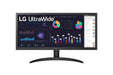 EAN 8806091677952 - LG 26WQ500-B pantalla para PC 65,3 cm (25.7") 2560 x 1080 Pixeles 4K Ultra HD LCD Negro imagen 1