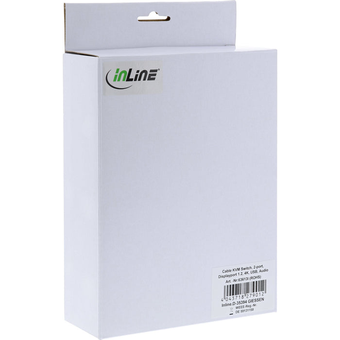 EAN 4043718279012 - InLine 63613I interruptor KVM Blanco imagen 5