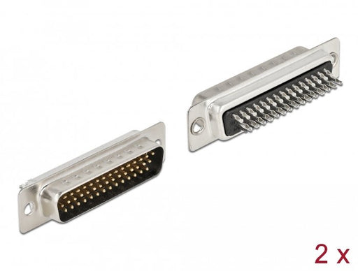 EAN 4043619667079 - DeLOCK 66707 conector D-Sub HD 44 pin Negro, Plata imagen 1