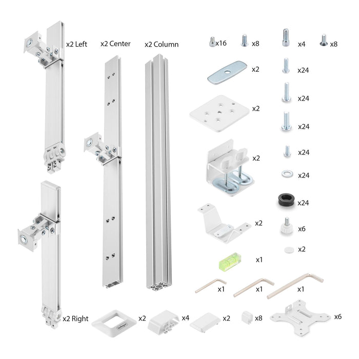 EAN 65030895323 - StarTech.com 6-MONITOR-ARM-A soporte para monitor 81,3 cm (32") Escritorio Blanco imagen 11