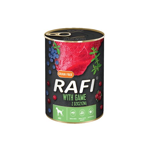 EAN 5902921304913 - Dolina Noteci Rafi Caza, Carne de venado Adulto 400 g imagen 1