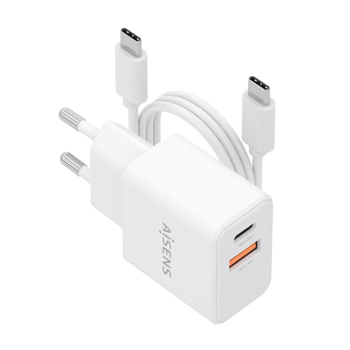 EAN 8435739905463 - AISENS ASCH-20W2P083-W cargador de dispositivo móvil Teléfono móvil, Smartphone, Cámara digital, Universa imagen 1
