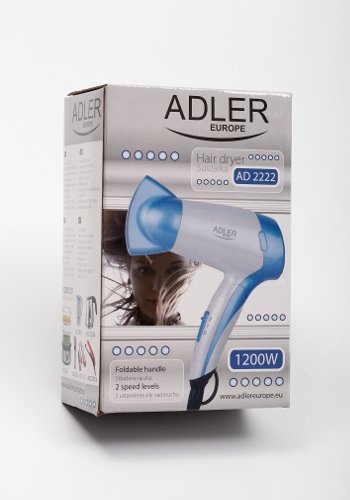 EAN 5908256830288 - Adler AD 2222 secador 1200 W Azul, Blanco imagen 5