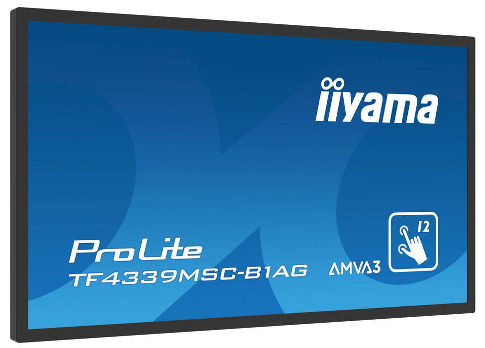 EAN 4948570118045 - iiyama TF4339MSC-B1AG pantalla de señalización 109,2 cm (43") LED 400 cd / m² Full HD Negro Pantalla táct imagen 6