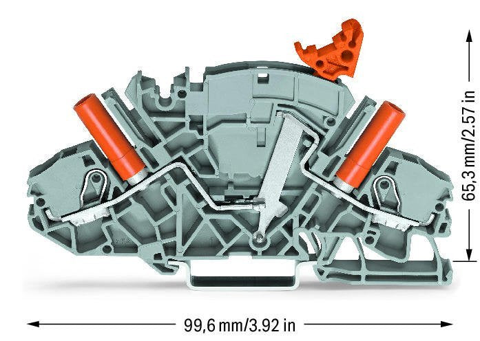 EAN 4055143074889 - Wago 2007-8821 bloque de terminales 2 Gris imagen 2