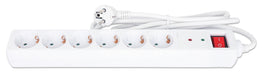 EAN 0766623168311 - Manhattan 168311 base múltiple 2 m 6 salidas AC Interior Blanco imagen 5