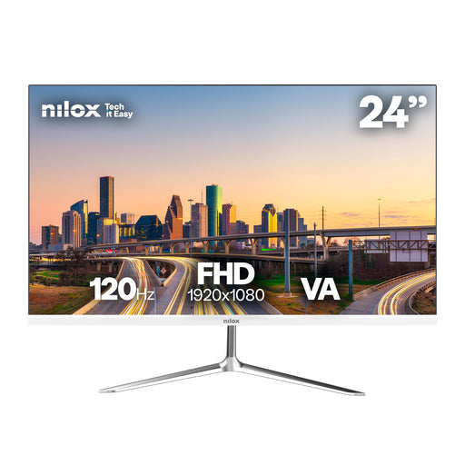 EAN 8431775035911 - Nilox NXM24FHD1201W pantalla para PC 60,5 cm (23.8") 1920 x 1080 Pixeles Full HD LED Blanco imagen 1