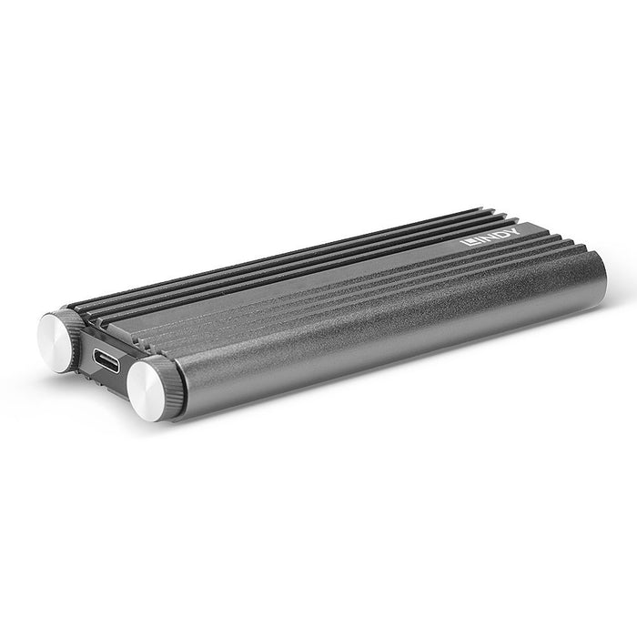 EAN 4002888433181 - Lindy 43318 caja para disco duro externo Caja externa para unidad de estado sólido (SSD) Plata M.2 imagen 4
