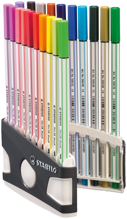 EAN 4006381584173 - STABILO Pen 68 brush ARTY rotulador Colores surtidos 20 pieza(s) imagen 2