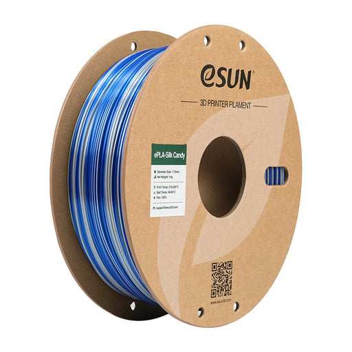 EAN 6922572206267 - eSUN EPLA-SILK CANDY Ácido poliláctico (PLA) Azul, Plata 1 kg imagen 1