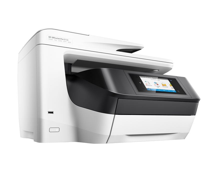 EAN 0889894310675 - HP OfficeJet Pro 8730 All-in-One Printer Inyección de tinta térmica A4 2400 x 1200 DPI 24 ppm imagen 2