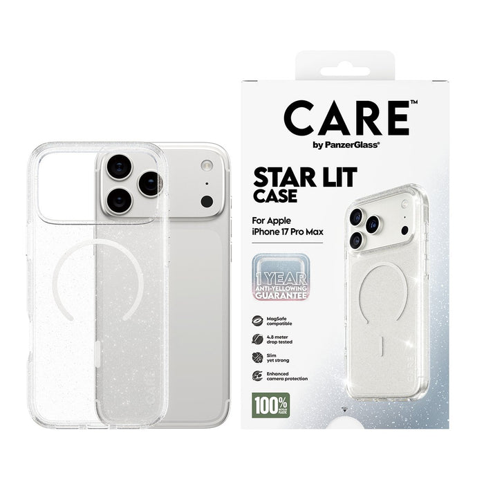 EAN 5715685026942 - PanzerGlass CARE™ by ® Star Lit Case w. White MagSafe iPhone 17 Pro Max funda para teléfono móvil Transpa imagen 2