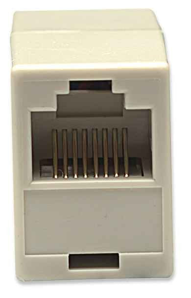 EAN 0766623504225 - Intellinet 504225 cambiador de género para cable 8P8C Marfil imagen 3