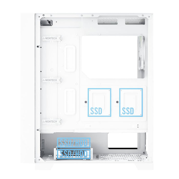 EAN 4710562749878 - Montech AIR 1000 LITE Midi Tower Blanco imagen 10