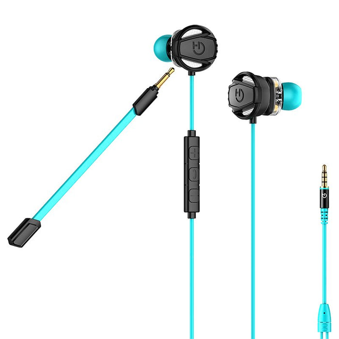 EAN 8436545692240 - Hiditec Taiko Auriculares Alámbrico Dentro de oído Juego Negro, Turquesa imagen 3