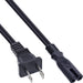 EAN 4043718265145 - InLine 16651Y cable de transmisión Negro 1 m NEMA 1-15P C7 acoplador imagen 1