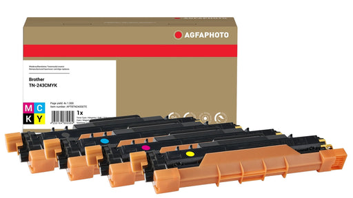 EAN 4250164889584 - AgfaPhoto APTBTN243SETE cartucho de tóner Compatible Negro, Cian, Magenta, Amarillo imagen 1