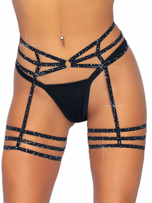 EAN 0714718555546 - Leg Avenue 81634_00122 conjunto de ropa interior y bodi Negro imagen 2