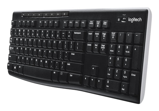 EAN 5099206032828 - Logitech K270 teclado Oficina RF inalámbrico QWERTY Nórdico Negro imagen 2